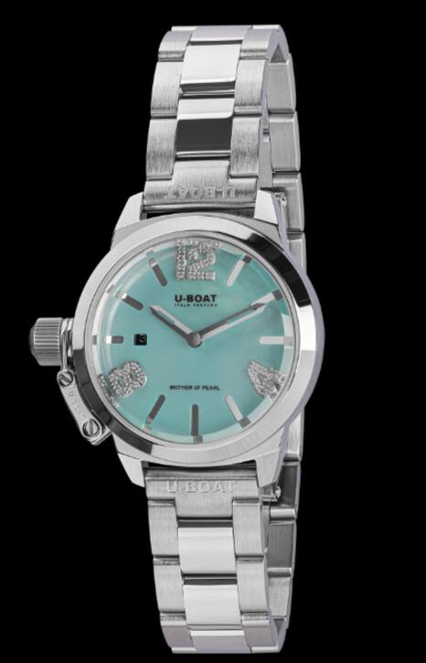 Replica U-BOAT Watch CLASSICO LADY 30MM ACQUAMARINE 8900